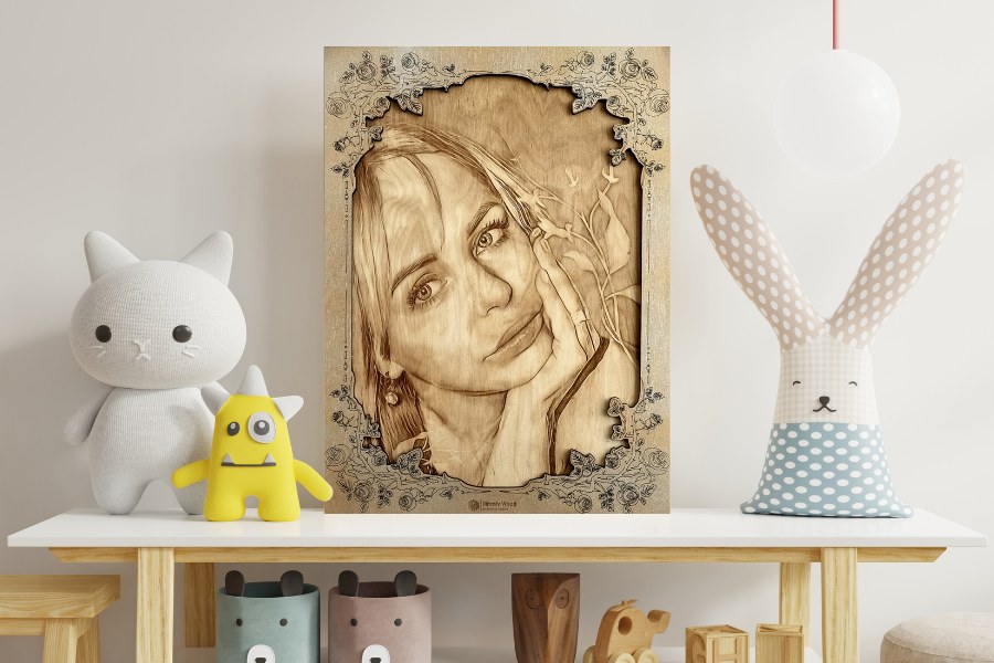 Personalised Wooden Photo